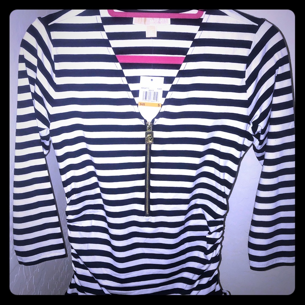 Michael Kors B&W striped basics